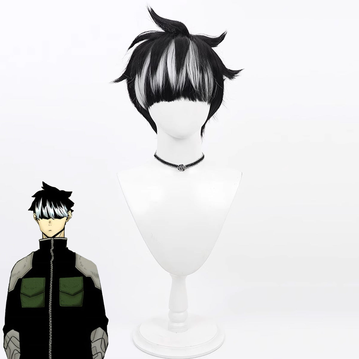 Kaiju No.8 Gen Narumi Black Cosplay Wig Wig - Tophatter Daily Deals