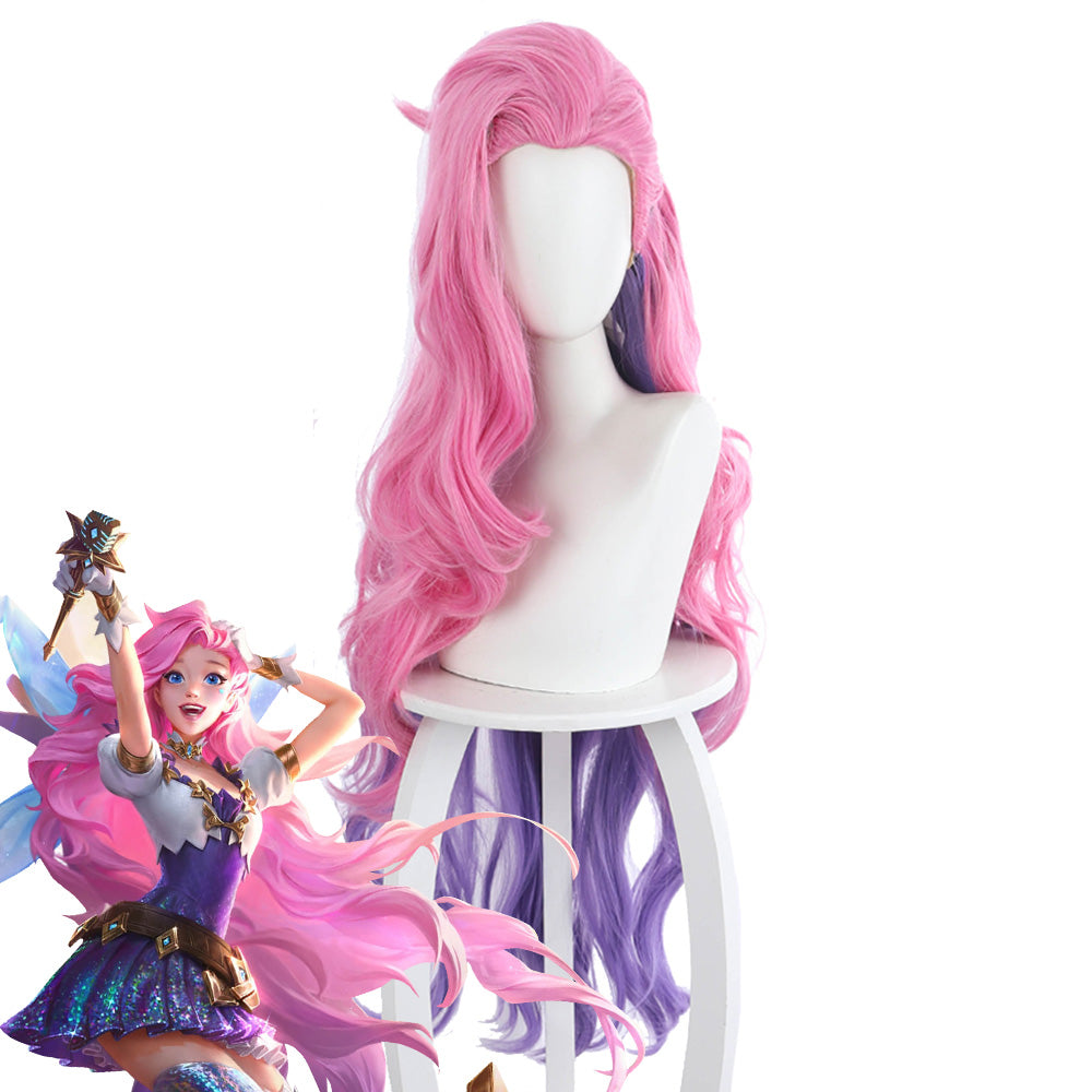 League Of Legends LOL The Starry-Eyed Songstress Pink Cosplay Wig Wig - Tophatter Daily Deals
