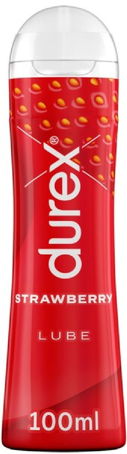 Durex Strawberry Lube – 100ml Flavored Personal Lubricant > Lube > Flavoured - Tophatter Daily Deals