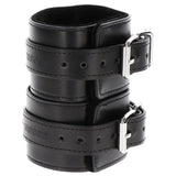 Taboom Wrist Cuffs – Adjustable Vegan Leather Bondage Wrist Cuffs with Velvet Lining > Bondage Gear > Restraints - Tophatter Daily Deals