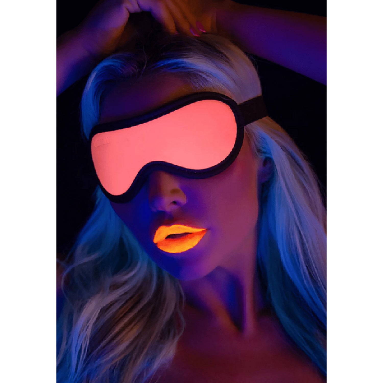 Taboom Glow Blindfold – Glow in the Dark BDSM Accessory > Bondage Gear > Blindfolds - Tophatter Daily Deals