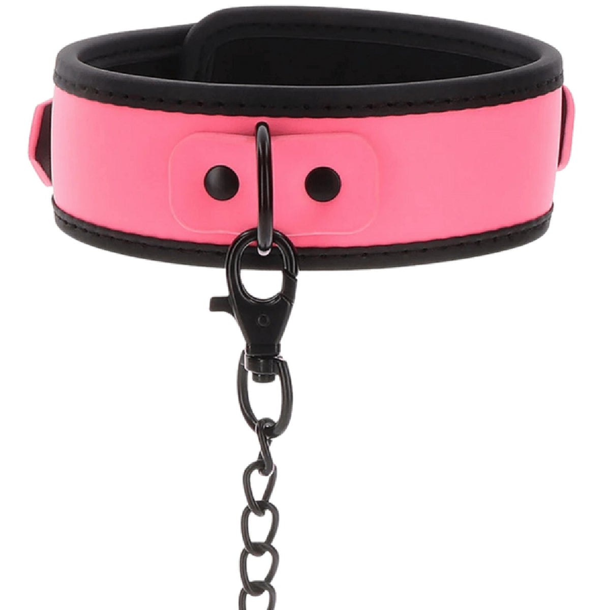 Taboom Glow In The Dark Collar And Chain Leash – BDSM Collar And Leash Set > Bondage Gear > Collars & Leashes - Tophatter Daily Deals