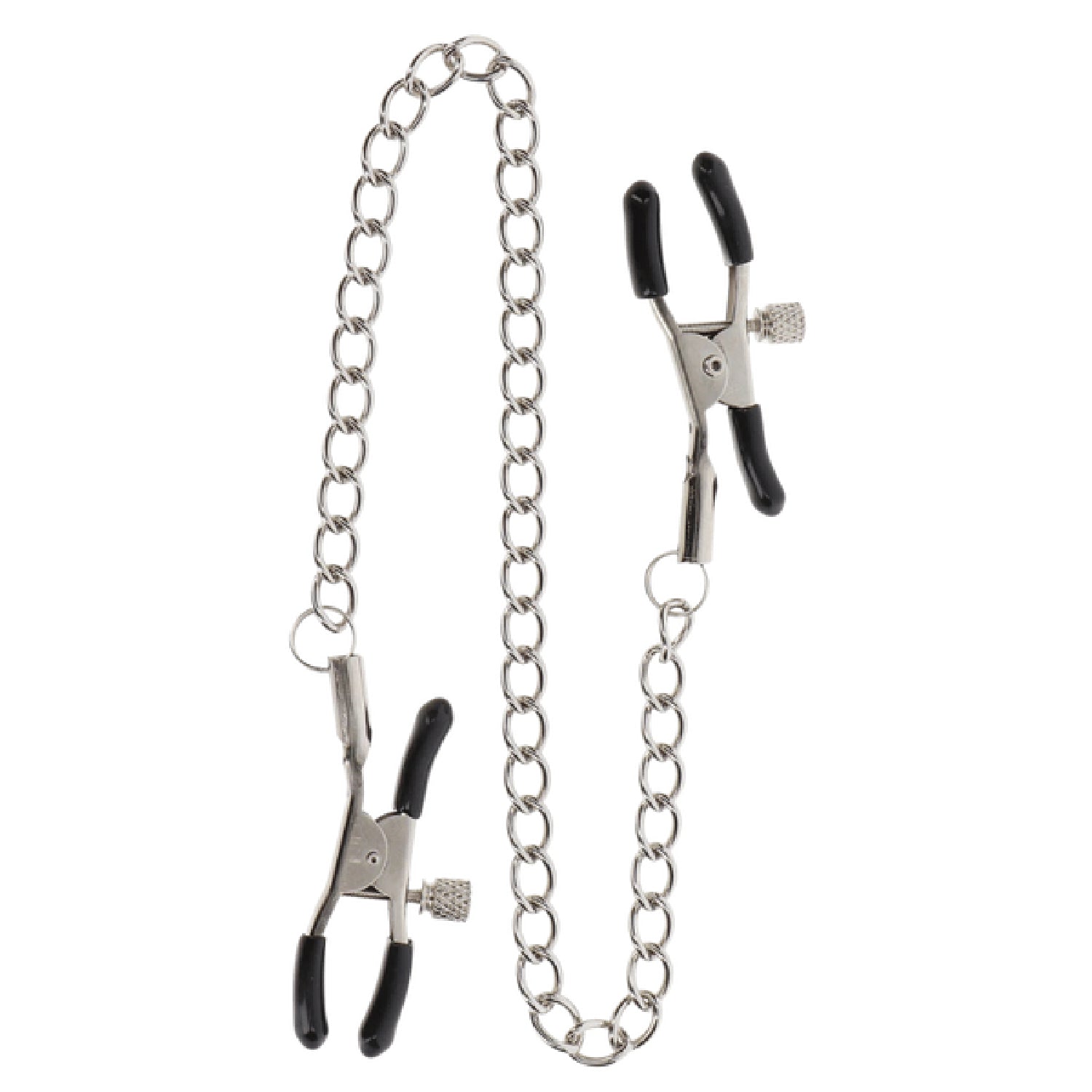 Taboom Adjustable Clamps with Chain – Adjustable Nipple Clamps > Sex Toys > Nipple Clamps - Tophatter Daily Deals