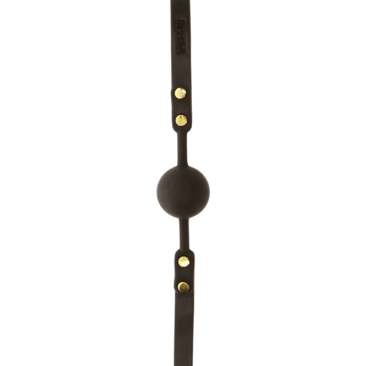 TABOOM Ball Gag – Adjustable Vegan PU Leather Bondage Accessory > Bondage Gear > Gags and Bits - Tophatter Daily Deals