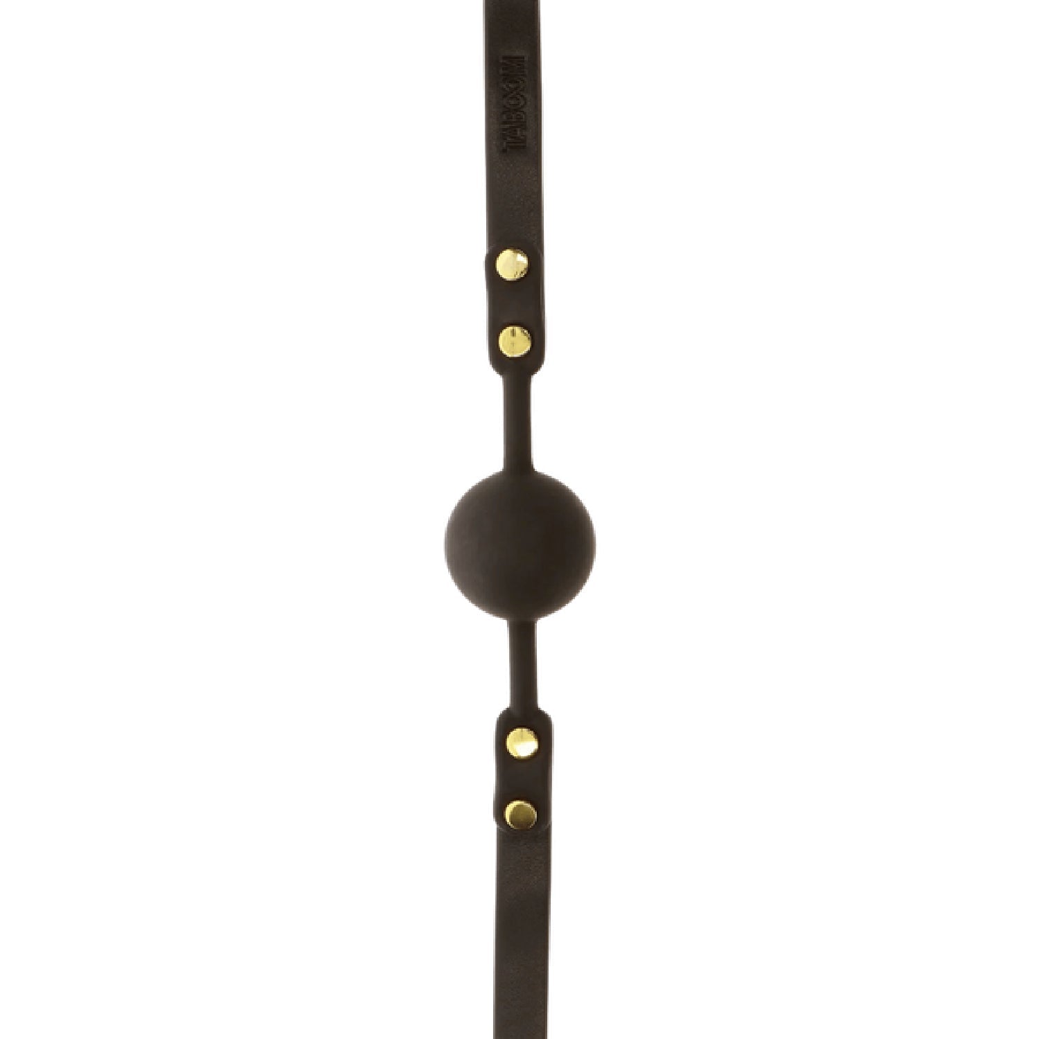 TABOOM Ball Gag – Adjustable Vegan PU Leather Bondage Accessory > Bondage Gear > Gags and Bits - Tophatter Daily Deals