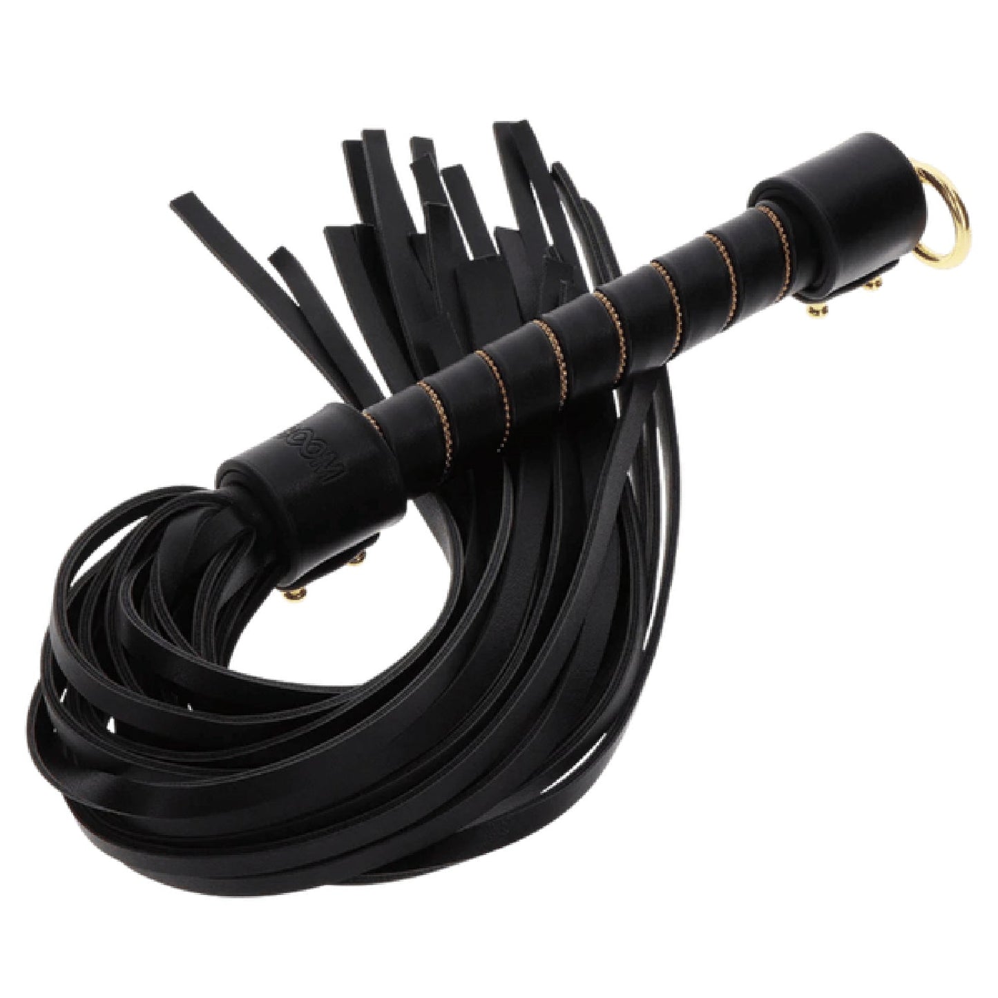 Taboom Studded Whip – Lightweight Vegan PU Leather Bondage Whip > Bondage Gear > Whips & Floggers - Tophatter Daily Deals
