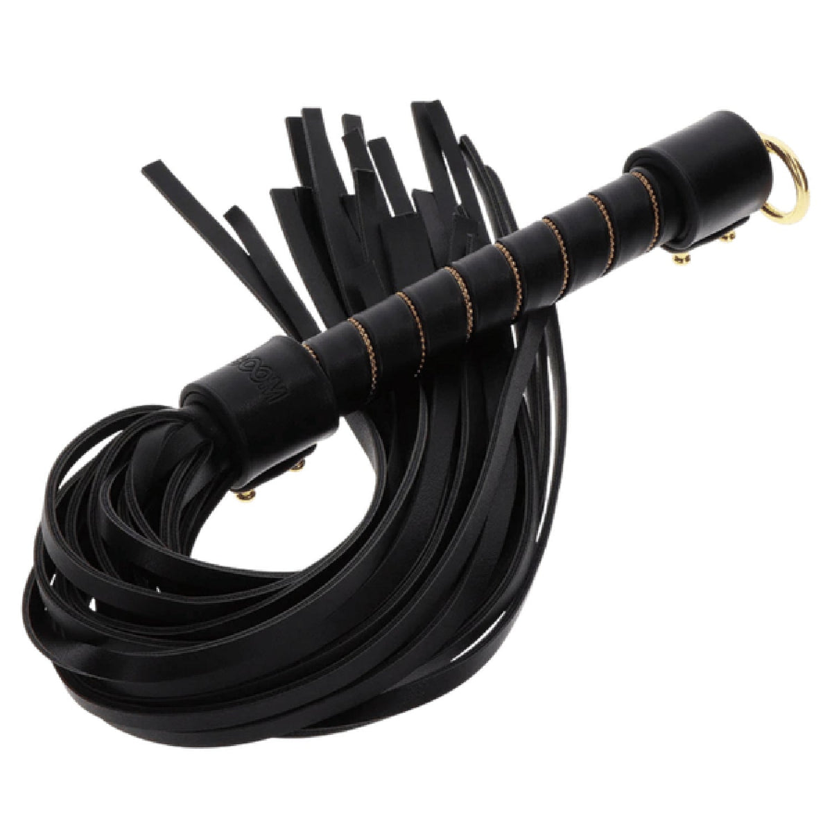 Taboom Studded Whip – Lightweight Vegan PU Leather Bondage Whip > Bondage Gear > Whips & Floggers - Tophatter Daily Deals