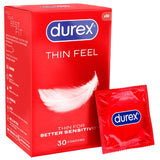 Durex Thin Feel – 20 Percent Thinner Latex Condoms 30 Pack > Essentials > Condoms - Tophatter Daily Deals