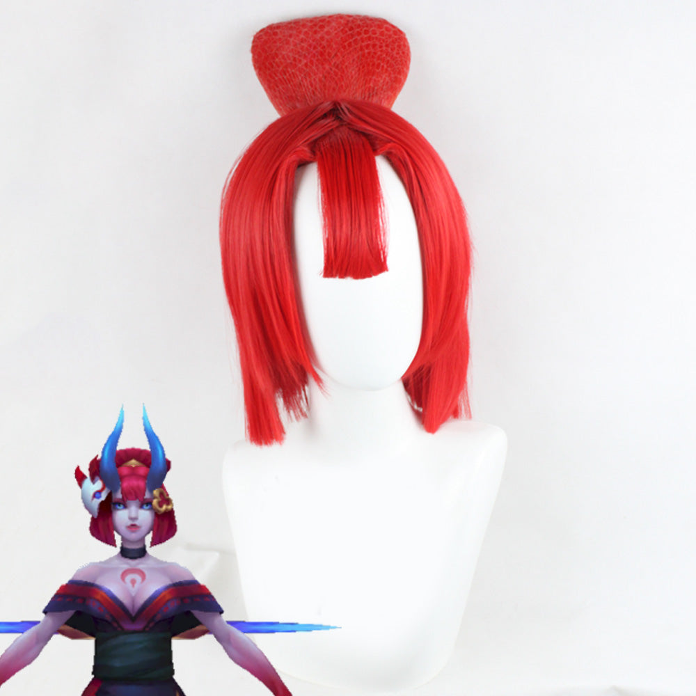League of Legends LOL Blood Moon Evelynn Red Cosplay Wig Wig - Tophatter Daily Deals
