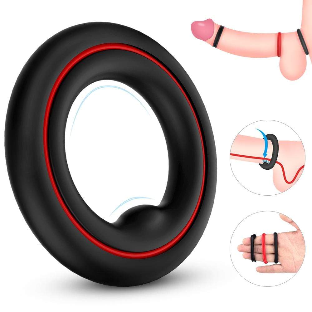 S-HANDE - 1.5 Inch Cock Ring Black - Tophatter Daily Deals