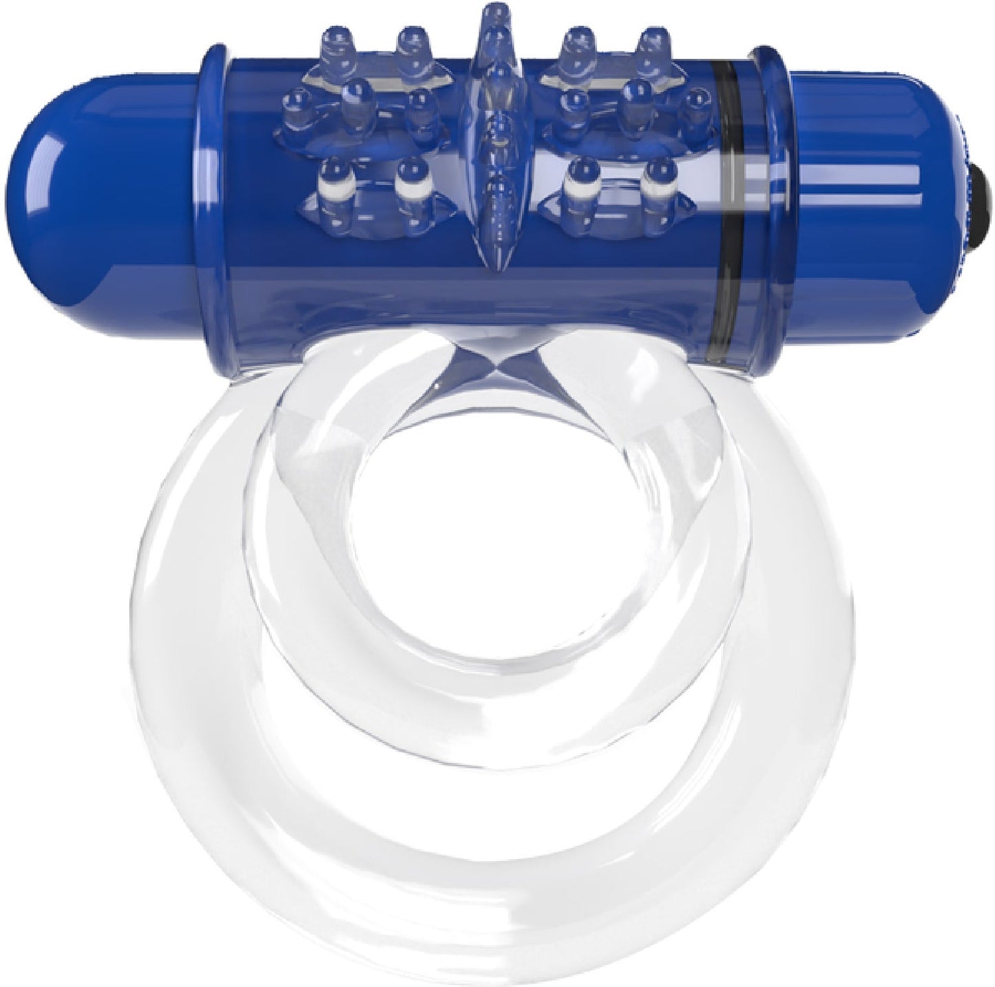 Double O 6 4B Low Pitch Bass (Blueberry) > Cock Ring > Vibrating - Tophatter Daily Deals