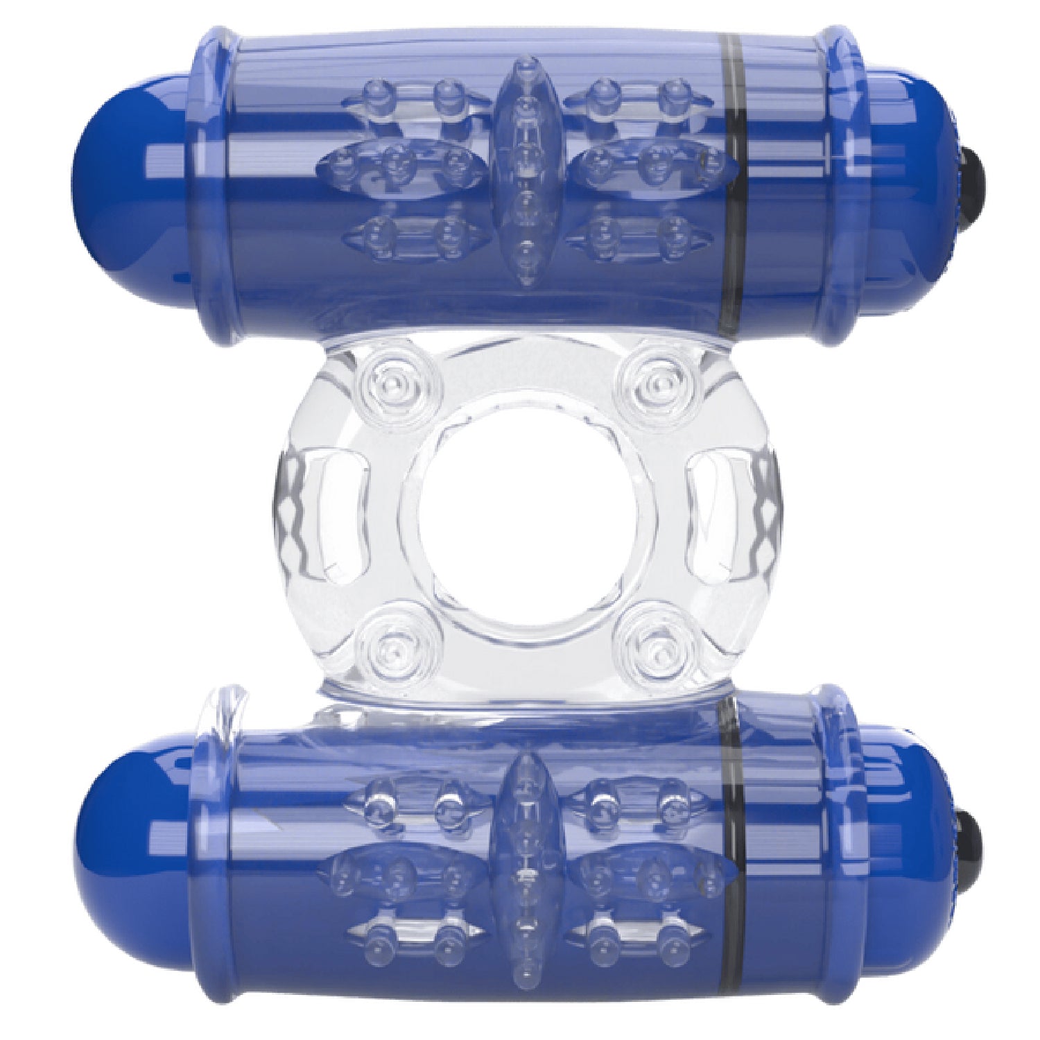 Double Wammy 4T – High Pitch Treble Vibrating Cock Ring with 5 Speeds and Pulse Pattern > Sex Toys > Couples Toys - Tophatter Daily Deals