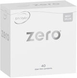 LifeStyles Zero – Ultra-Thin 52mm Nominal Width Lubricated Condoms 40 Pack > Essentials > Condoms - Tophatter Daily Deals