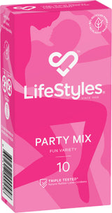 LifeStyles Party Mix – Assorted Flavored Textured Condoms 10 Pack > Essentials > Condoms - Tophatter Daily Deals