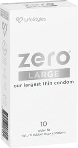 LifeStyles Zero Large 10 Pack – Large Thin Condoms > Essentials > Condoms - Tophatter Daily Deals