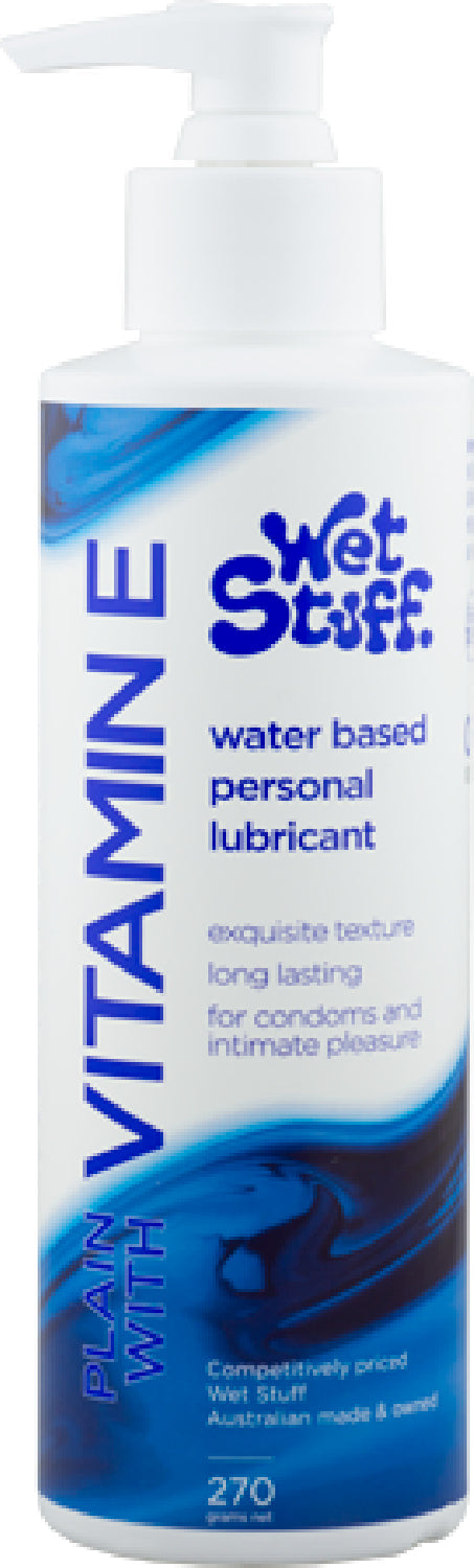 Wet Stuff Plain Enriched With Vitamin E – Water-Based Lubricant > Lube > Water Based - Tophatter Daily Deals