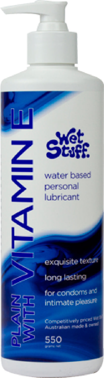 Wet Stuff Plain Enriched With Vitamin E – Water-Based Lubricant > Lube > Water Based - Tophatter Daily Deals