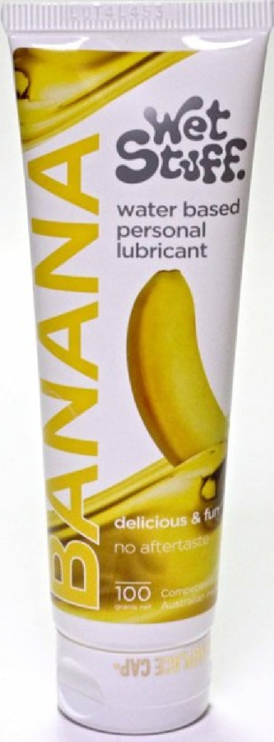 Wet Stuff Banana – Edible Silky Lubricant 100g Tube > Lube > Flavoured - Tophatter Daily Deals