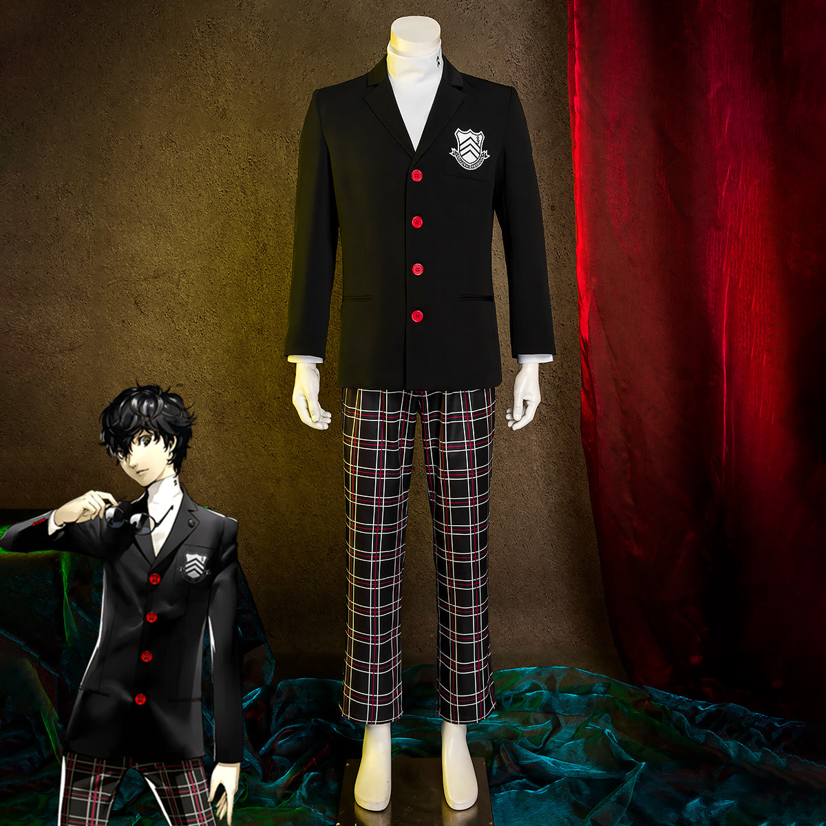 Persona 5 Protagonist Akira Kurusu Ren Amamiya Cosplay Costume - New Edition Costume - Tophatter Daily Deals