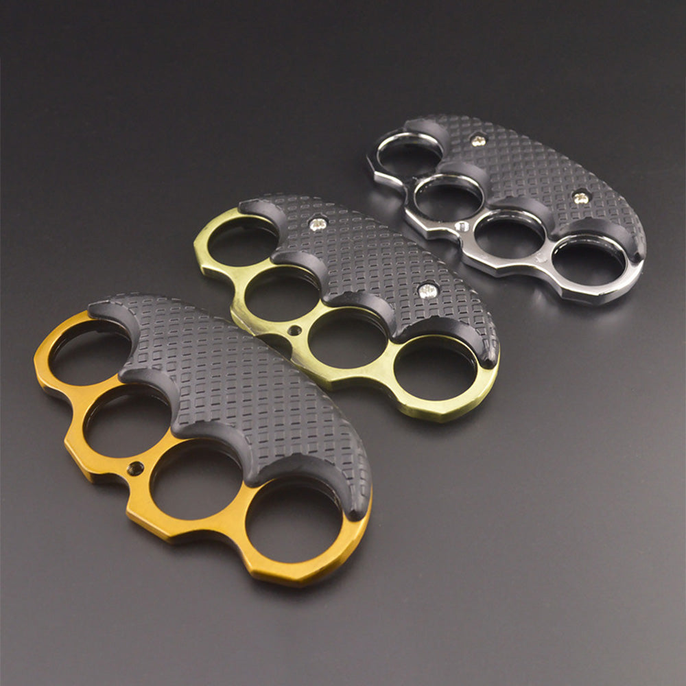 Self-Defense Broken Window Solid Brass Knuckle Duster - Tophatter Daily Deals