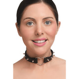 Spiked Heart Choker – Adjustable Spiked Collar Accessory > Bondage Gear > Collars & Leashes - Tophatter Daily Deals
