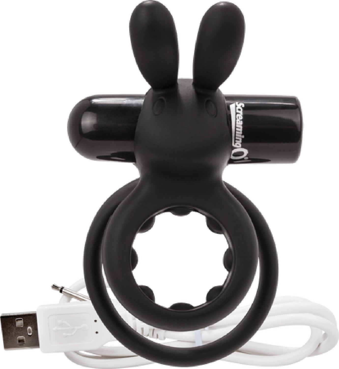 Charged Ohare – Rechargeable Double Cock Ring Rabbit Vibrator > Sex Toys > Couples Toys - Tophatter Daily Deals