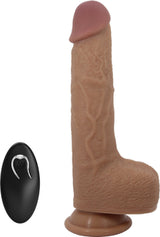Thrusting Tommy Dong – Remote-Controlled 8.9" Thrusting Vibrator with Suction Cup > Vibrators > Realistic Vibrators - Tophatter Daily Deals
