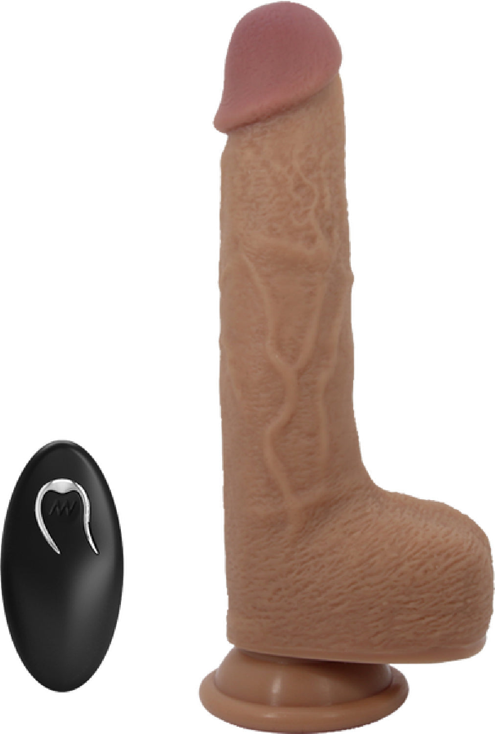 Thrusting Tommy Dong – Remote-Controlled 8.9" Thrusting Vibrator with Suction Cup > Vibrators > Realistic Vibrators - Tophatter Daily Deals