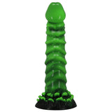 Manticore 9 Inch Textured Silicone Dildo – Body-Safe with Strong Suction Cup > Dildos > Fantasy - Tophatter Daily Deals