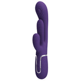 Shania 4in1 Multi-Function Rabbit Vibrator – Velvet Silicone 7 Vibration Settings > Vibrators > Ladies > Rabbit - Tophatter Daily Deals