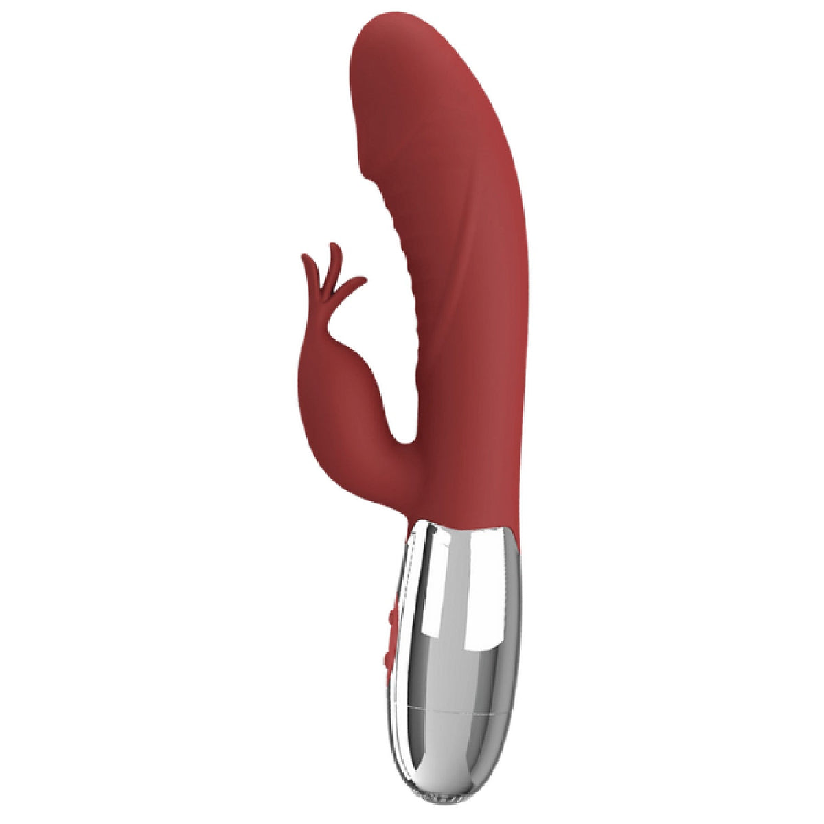 Rasmussen Rechargeable Dual-Motor Silky Silicone G-Spot and Clitoral Vibrator > Vibrators > Ladies > Rabbit - Tophatter Daily Deals