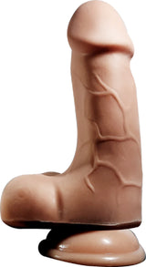 Fuzzy 7" Vibrating Dildo (Flesh) > Dildos > Realistic Dildos - Tophatter Daily Deals