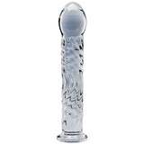 Seraphic Ripple – Handblown 6.2 Inch Textured Glass Dildo > Glass > Dildos - Tophatter Daily Deals