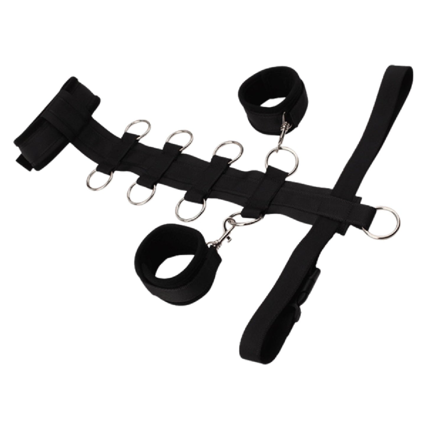 Be My Slave Set – Adjustable Straps with Cuffs and Restraint Strap Bondage Set > Bondage Gear > Restraints - Tophatter Daily Deals