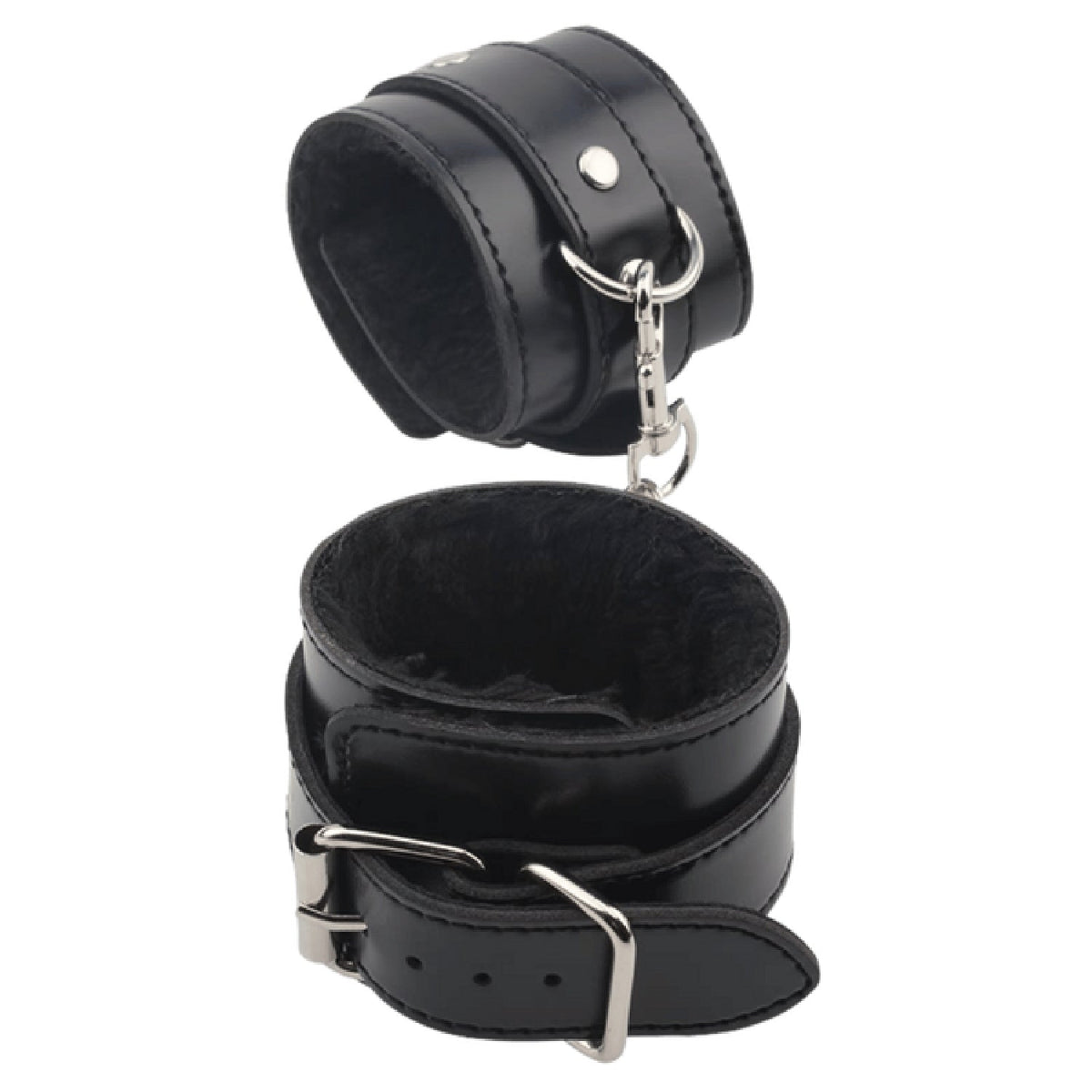 Obey Me Leather Hand Cuffs – Adjustable Metal Hook Handcuffs > Bondage Gear > Handcuffs - Tophatter Daily Deals