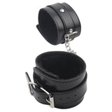 Obey Me Leather Ankle Cuffs – Adjustable Metal Hook Ankle Cuffs > Bondage Gear > Restraints - Tophatter Daily Deals