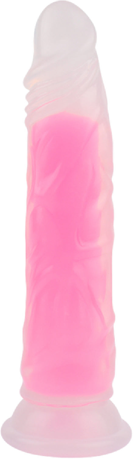 Neon Johnny 8.4" (Glow Pink) > Vibrators > Standard Vibrators - Tophatter Daily Deals