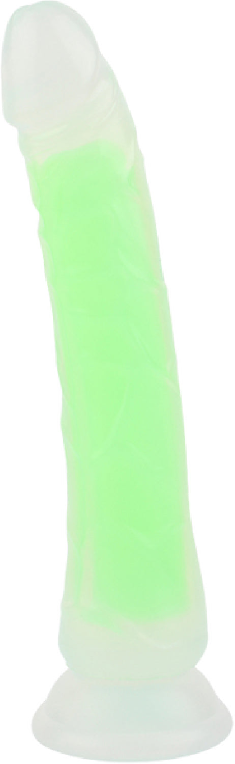 Neon Stevie 8.4 Inch – Glow-in-the-Dark Silicone Vibrator > Dildos > Realistic Dildos - Tophatter Daily Deals