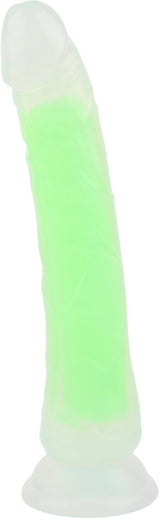 Neon Stevie 8.4 Inch – Glow-in-the-Dark Silicone Vibrator > Dildos > Realistic Dildos - Tophatter Daily Deals