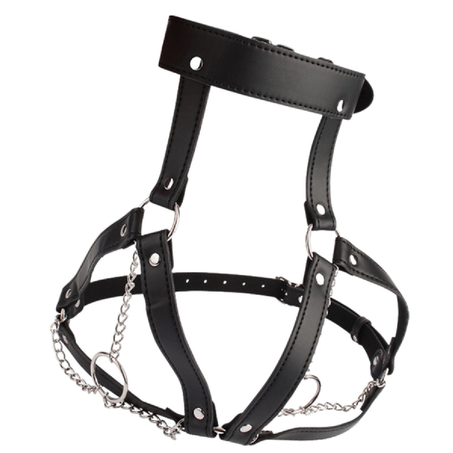Breast Harness with O-Ring Chains – BDSM Bondage Harness > Clothes > Womens Harnesses - Tophatter Daily Deals