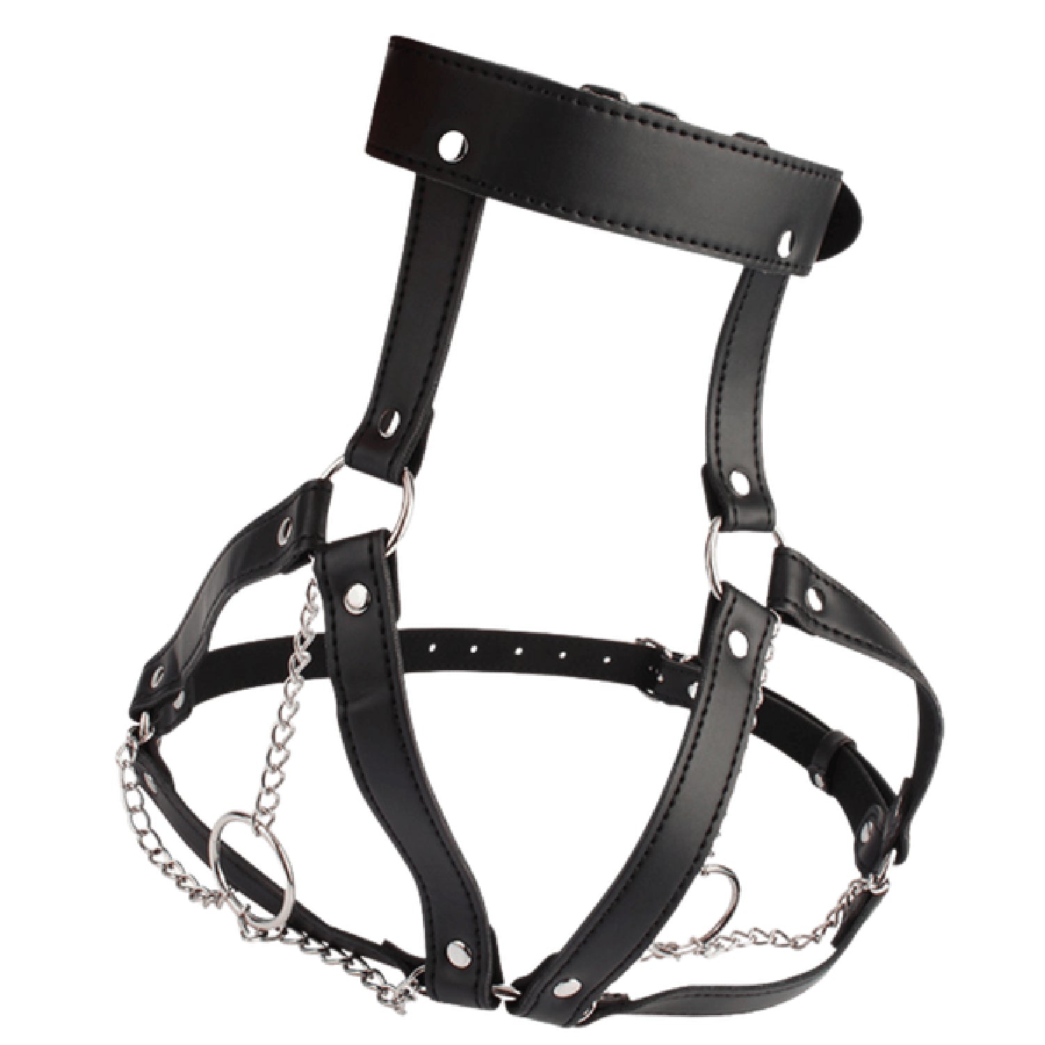 Breast Harness with O-Ring Chains – BDSM Bondage Harness > Clothes > Womens Harnesses - Tophatter Daily Deals