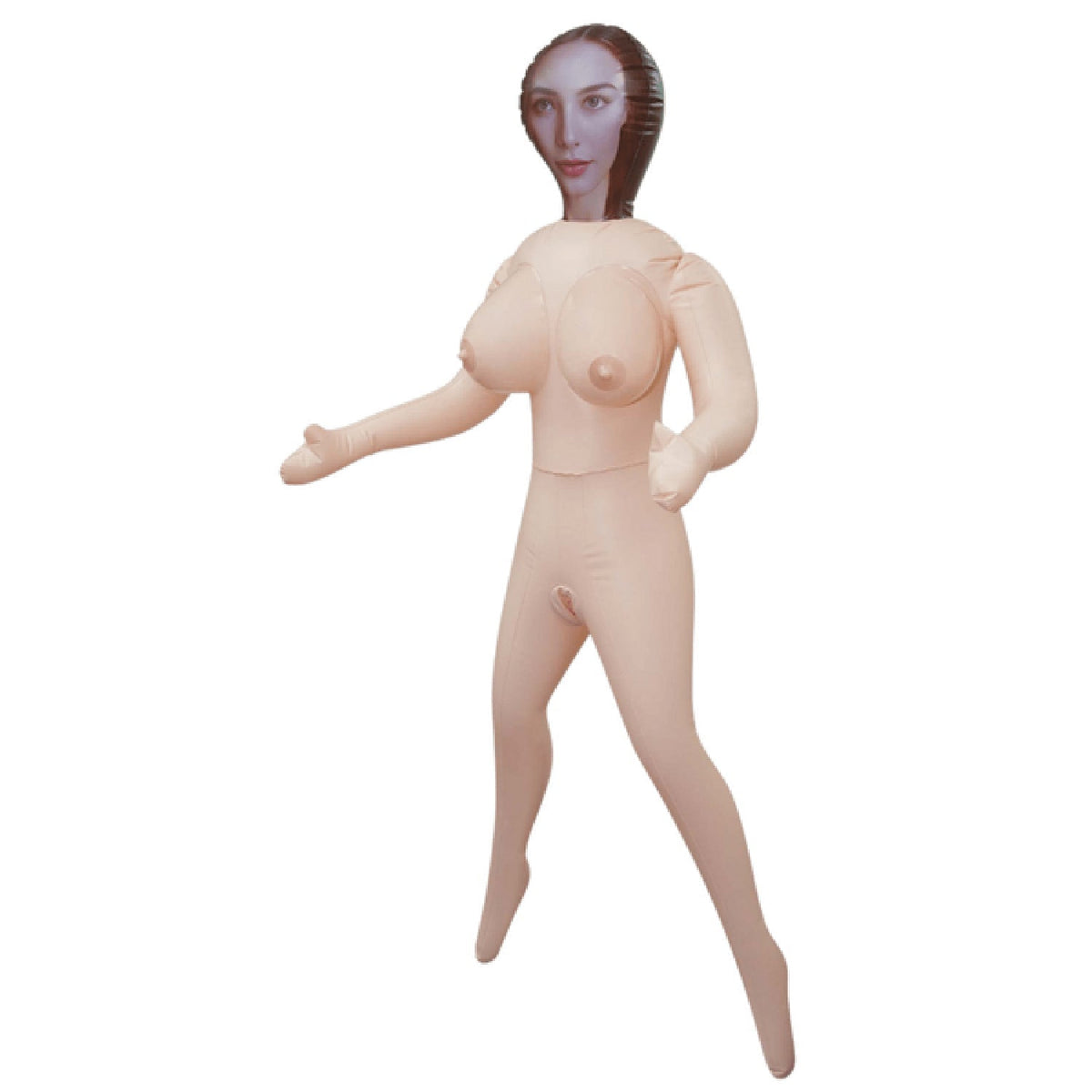 Fiora Standing Position Doll – 153cm Realistic Silicone Love Doll with Vaginal and Anal Openings > Sex Toys > Sex Dolls > Novelty Inflatables - Tophatter Daily Deals