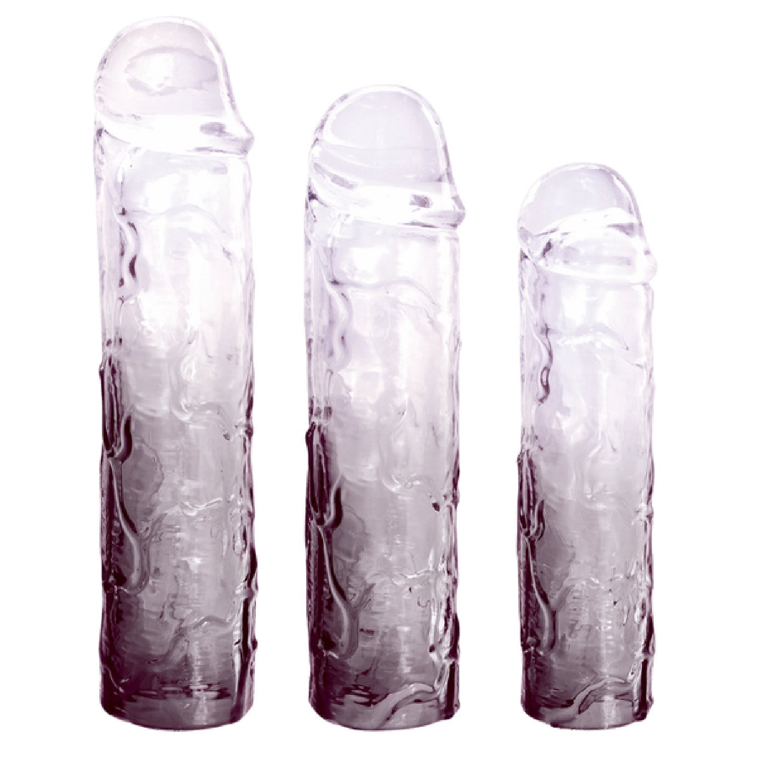 3 in 1 Extension Sleeve (Smoke) – High-Quality TPE Material Soft Flexible Sleeve with Multiple Sizes > Sex Toys For Men > Penis Sleeves - Tophatter Daily Deals