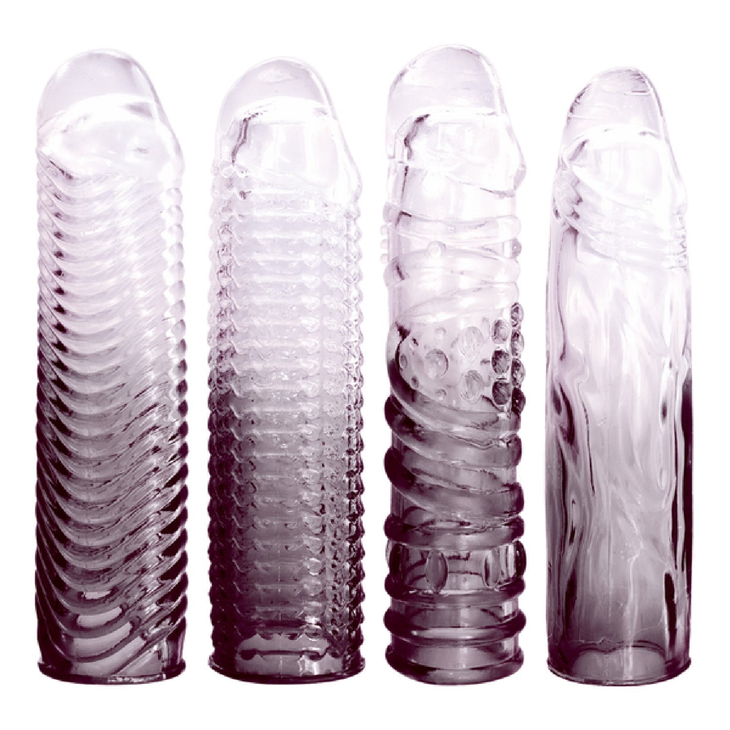 4 in 1 Extension Sleeve (Smoke) – Soft Flexible 7.5 Inch Sleeve > Sex Toys For Men > Penis Sleeves - Tophatter Daily Deals