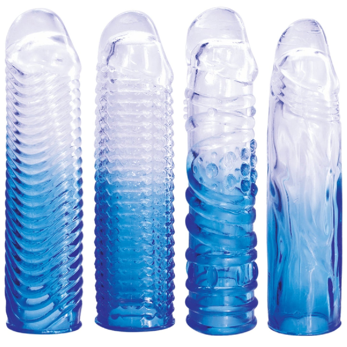 4 in 1 Extension Sleeve (Smoke) – Soft Flexible 7.5 Inch Sleeve > Sex Toys For Men > Penis Sleeves - Tophatter Daily Deals