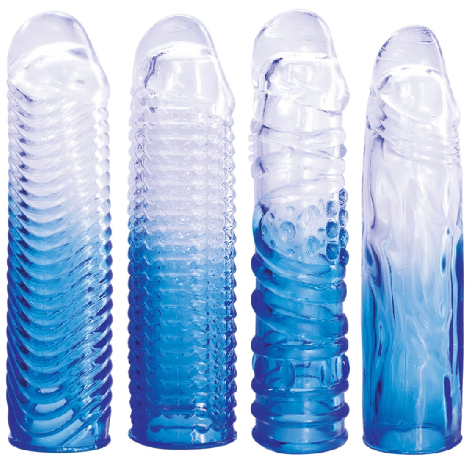 4 in 1 Extension Sleeve (Smoke) – Soft Flexible 7.5 Inch Sleeve > Sex Toys For Men > Penis Sleeves - Tophatter Daily Deals