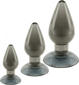 3 In 1 Anal Plug Kit – Flexible Hygienic Suction Cup Base Anal Plugs > Anal Range > Butt Plug Kits - Tophatter Daily Deals