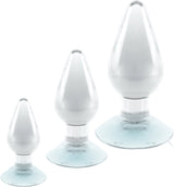 3 In 1 Anal Plug Kit – Flexible Hygienic Suction Cup Base Anal Plugs > Anal Range > Butt Plug Kits - Tophatter Daily Deals