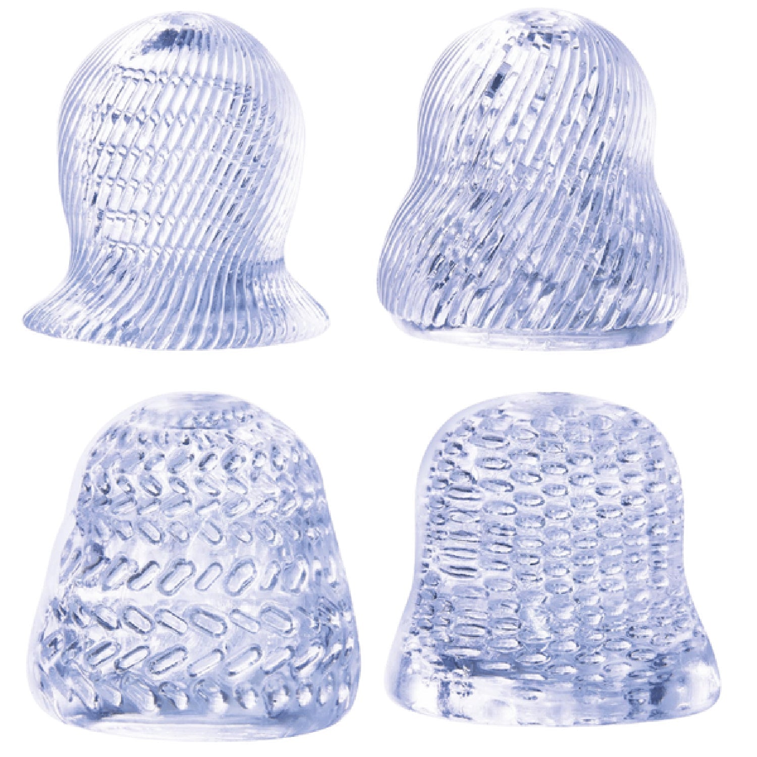 4 in 1 Glans Stroker Set – Multi-Function Stimulation 2 x 1.8 Inch Glans Stroker > Sex Toys For Men > Penis Sleeves - Tophatter Daily Deals