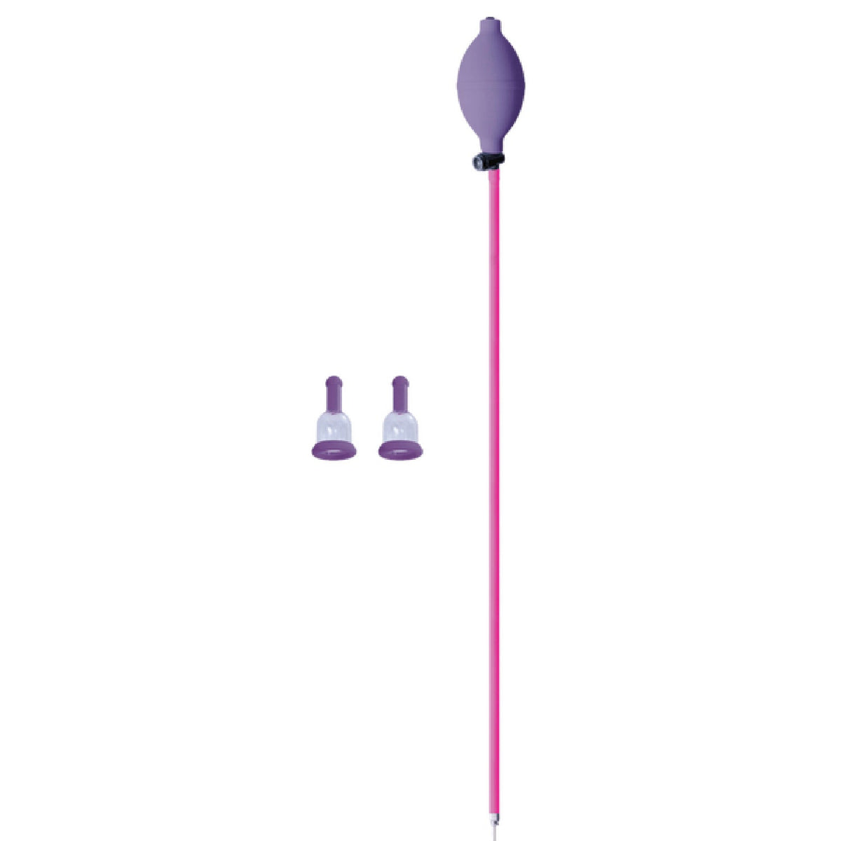 Nippies Pumpies – Silicone Nipple Sucker with 51.6cm Hose Pump > Sex Toys > Nipple Suckers - Tophatter Daily Deals